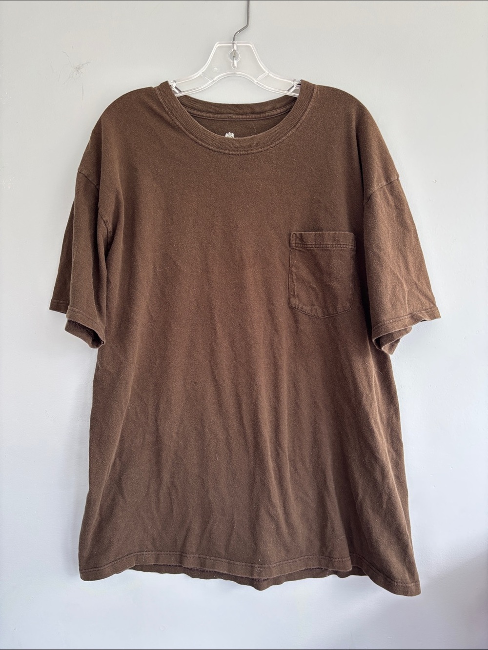 Stafford Brown Short Sleeve Pocket Tee